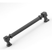 aklow akyoleticaret 224 mm Metal 22.4 cm Talas Çizgili Füme Kulp Mobilya Çekmece Mutfak Dolabı Dolap Kulpları Kulb