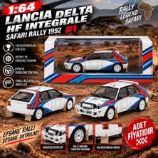 NW NessiWorld 1/64 Lancia Delta Hf Integrale Safari Rally 1992 #1  (Adet Fiyatıdır)