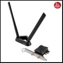Asus PCE-BE92BT, Wıfı7, BE9400, 5764-2882-688MBPS, 6ghz-5ghz- 2.4ghz, Bluetooth 5.4, Pcıe Ağ Adaptörü