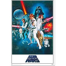 aklow akyoleticaret Star Wars Classic Duvar Posteri, 91 x 61,5 Cm, Rulo Gönderim