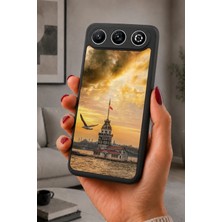 Aksel Kılıf General Mobile Gm 26 Uyumlu Baskılı, Mat Siyah,yumuşak Silikon, Koruyucu,şok Emici Kapak,kılıf