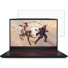 Şanal Engo Msi Katana GF66 15.6 Inç Ile Uyumlu Ekran Koruyucu Notebook, 9h Temperli Kırılmaz Esnek Nano Cam, Çizilmeye ve Darbeye Dayanıklı Laptop Koruma, Hd Şeffaf
