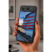 Aksel Kılıf General Mobile Gm 26 Uyumlu Baskılı, Mat Siyah,yumuşak Silikon, Koruyucu,şok Emici Kapak,kılıf