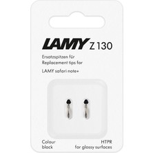 Şanal Lamy Safari Note+ Stylus Kalem Yedek Uçları Siyah (2 Adet) - Değiştirilebilir Lamy Z130 Uç - Apple Pencil Alternatifi Lamy Safari Note+ Için Stylus Kalem Uçları