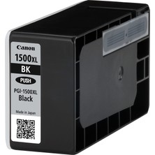 Şanal Canon PGI-1500XL Bk Yüksek Kapasiteli Orijinal Siyah Mürekkep Kartuşu 9182B001