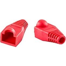 Şanal S-Link SL-RJ40 RJ45 25 Li Paket Kırmızı Jack Kılıfı