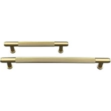 aklow akyoleticaret System 9226 Modern Çizgili Kulp Gold Branch Renk Çok Renkli, 640 mm