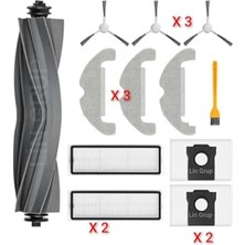 aklow akyoleticaret Dreame D10 Plus Gen 2 RLL42SDA Uyumlu Mop, Fırça ve Filtre Seti