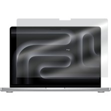 Şanal Engo Apple Macbook Pro M4 14.2 Inç Ile Uyumlu Mat Ekran Koruyucu Notebook, Yansıma ve Parlama Önleyici Parmak Izi Bırakmayan Laptop Koruma, 9h Temperli Kırılmaz Esnek Nano Cam
