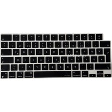 Şanal Mcstorey MacBook Türkçe F Klavye Koruyucu Yeni F Düzen M1-M5 | A2681 A3113 A3240 A3449 A2941 A3241 A2442 A2779 A3426 A3434 A2485 A3429 | Silikon Keyboard Cover Touch Id Siyah