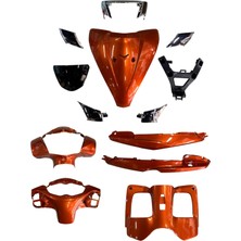 UMT Tvs Jupiter 125 Ön Kaporta Seti Turuncu (13 Parça)