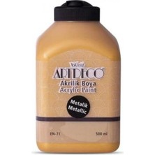 Meschain Meschaın Artdeco Metalik Akrilik 500ML 3721 Altın