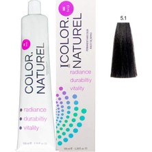 Şanal Color Naturel Saç Boyası 5.1 Küllü Kahve 100 ml