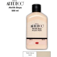 Meschain Meschaın Artdeco Akrilik Boya 500ML 3654 Sütlü Kahve