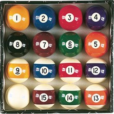 aklow akyoleticaret Billiard Master 2; 1/10,2 cm Yönetmeliği Boyut Bilardo/pool Toplar, Komple 16 Ball Set