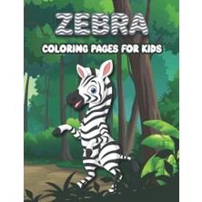 aklow akyoleticaret Zebra A4 24, For Kids, Pages Coloring Books