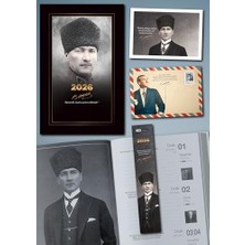 aklow akyoleticaret 2026 Atatürk Ajandası, 13,5X21 Cm, 160 Sayfa
