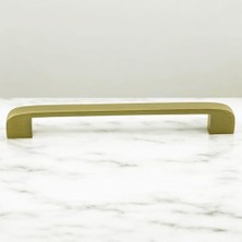 aklow akyoleticaret Zehra Mat Gold Metal Mobilya Mutfak Çekmece Dolap Dolabı Kulbu Kulpu Kulpları, (128 mm - 12.8 Cm)