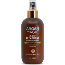 Şanal Argan Magic 10'u 1 Arada Saç Bakımı ve Şekillendirici Sprey - Tüm Saç Tipleri Için Çok Amaçlı Sprey Bırakın | Abd'de Üretilmiştir | Paraben Içermez | Zulüm Içermez (8 Oz)