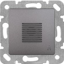 aklow akyoleticaret Linnera Life Granit Grisi Zil Buzzer Mekanizma ve Kapak