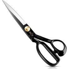aklow akyoleticaret Kumaş Makas 25.5 Cm, Kumaş Giyim Deri Sağ Elle Siyah Kesim Için Terzi Makas