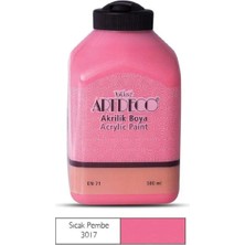 Meschain Meschaın Artdeco Akrilik Boya 500ML 3017 Sıcak Pembe