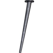 aklow akyoleticaret Antrasit Ahşap 65 cm Dayanıklı Açılı Masa Ayağı Mobilya Tasarım Masa Konsol Ünite Sehpa Dolap Ayak