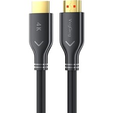 aklow akyoleticaret 1,5 Metre V-H107 HDMI 2.0 Kablo; 4K 60 Hz, 18 Gbps, Hdr ve 3D