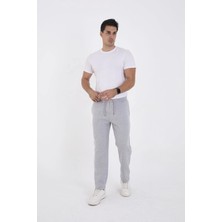 Tarz Yeri Erkek Üç Iplik Basic Eşofman Pantolon - Gri