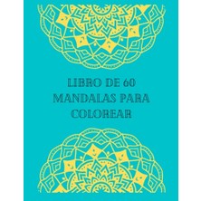 aklow akyoleticaret Libro De 60, Tama Ñ O, Coloring Book, Mandalas Para Colorear, 8,5 Pulgadas