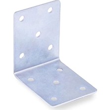 aklow akyoleticaret Mobilya Dolap Köşe Bağlantı Sabitleme L Demir Gönye 50X50X40 mm (10 Adet)