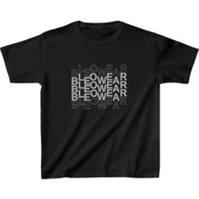 Tarz Yeri Unisex Çocuk Baskılı T-Shirt - Siyah