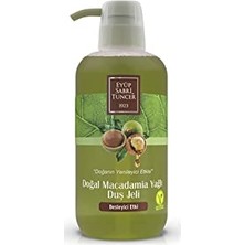 aklow akyoleticaret Doğal Macadamia Yağlı Duş Jeli, 600 Ml, Pet Şişe