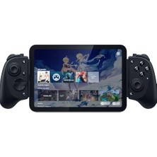 aklow akyoleticaret Kishi V3 Pro Iphone, Android Akıllı Telefonlar ve Tabletler Için Tam Boyutlu Mobil Kontrol Cihazı, 8” Usb-C, Kaymayı Önleyen Analog Çubuklar, Sensa Hd Haptics, Nexus App, Siyah