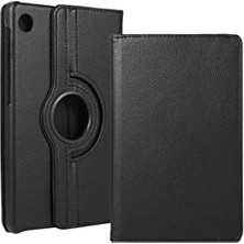 aklow akyoleticaret Huawei Mate Pad T10S Uyumlu Siyah, Kapaklı ve Dönebilen Standlı Tablet Kılıfı