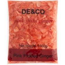 aklow akyoleticaret Pembe Zencefil Turşusu 1500 G, Pink Sushi Ginger