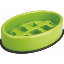 Şanal M-Pets Fıshbone Yavaş Yeme Mama Kabı 1200ML Green