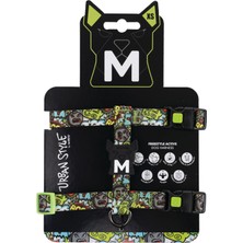Şanal M-Pets Urban Style Multicolor Active Köpek Göğüs Tasması (Xs)