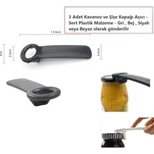 aklow akyoleticaret Kavanoz, Şişe Kapağı Kapağı Açıcı Pratik 3 Adet