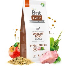 Şanal Brit Care Weight Loss, Kilo Problemi Olan Yetişkin Köpekler Için, Hipoalerjenik, Tavşan Etli Kuru Mama, 12 kg
