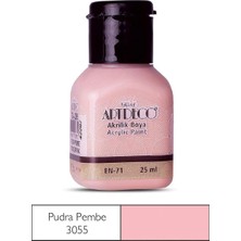 Meschain Meschaın Artdeco Akrilik Boya 25ML 3055 Pudra Pembe
