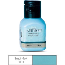 Meschain Meschaın Artdeco Akrilik Boya 25ML 3034 Buzul Mavi