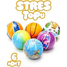 aklow akyoleticaret 6 Adet Stres Topu Pu Kedi Oyuncağı Eğitici Avuç Güçlendirici Yumuşak No Stres Toy Ball Top 6 cm