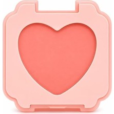 aklow akyoleticaret Sweet Cheeks No:4 Tekli Mat Allık, Kalp Desenli ve Kadifemsi