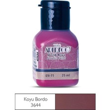 Meschain Meschaın Artdeco Akrilik Boya 25ML 3644 Koyu Bordo