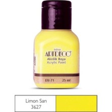 Meschain Meschaın Artdeco Akrilik Boya 25ML 3627 Limon Sarı