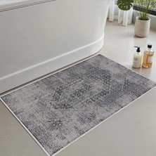 Şanal Monnhein Banyo Paspası, Yumuşak Banyo Halısı, Kaymaz Dot Tabanlı, Su Emici, Makinede Yıkanabilir - 40 x 60 cm