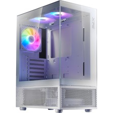 Şanal Xpg Invaderx Mini 5 Adet Dahili Argb Fan USB 3.2 Beyaz Atx Mid-Tower Gaming (Oyuncu) Kasa (Invaderxmınımt-Whcww)