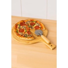 aklow akyoleticaret Napoli - Döner Bıçaklı Yuvarlak Pizza Tahtası