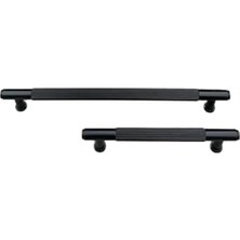 aklow akyoleticaret System 9226 Modern Çizgili Kulp Çok Renkli, 320 Mm, Siyah Renk
